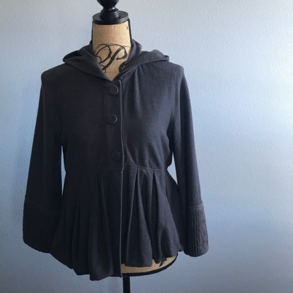 PAIGE Sweaters - Paige Gray Peplum Sweater Size Large